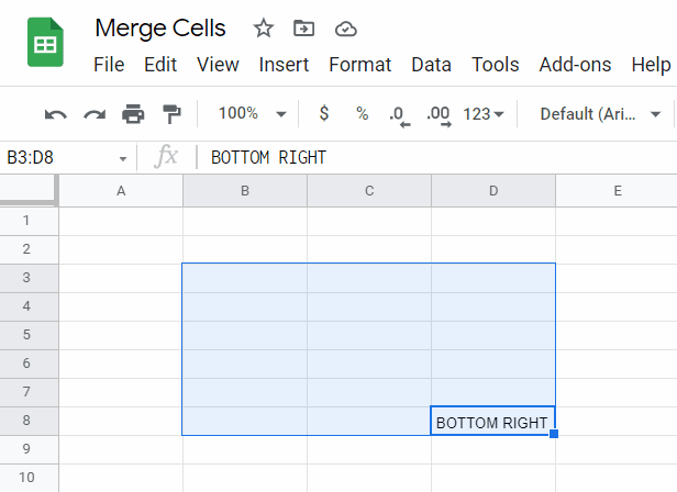 process of data moving when merging and unmerging cells