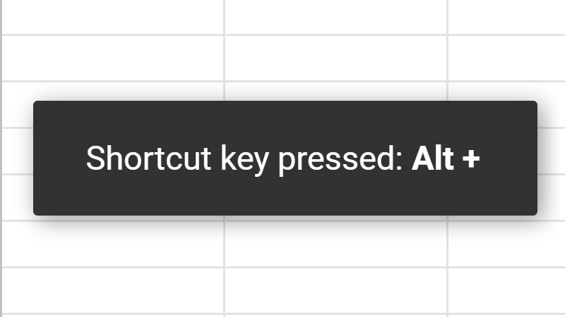 Google Sheets Keyboard Shortcuts