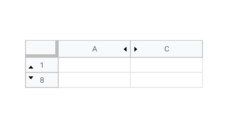 How To Hide Columns & Rows In Google Sheets