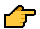 hand pointing emoji
