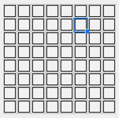 shows how sweeping one blank cell reveals all adjacent blank cells too